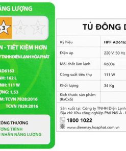 Tủ đông Hòa Phát AD6162 - hình số 14