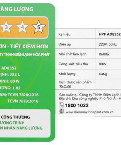 Tủ đông Hòa Phát AD8352 - hình số 14