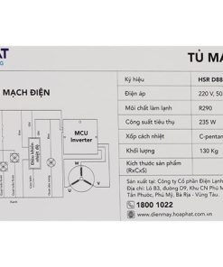 Tủ mát Hòa Phát HSR D8812 - hình số 11