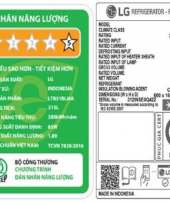 Tủ lạnh LG LTB31BLMA - hình số 6