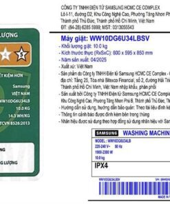 Máy giặt Samsung WW10DG6U34LBSV - hình số 6