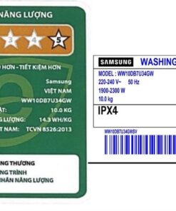 Máy giặt Samsung WW10DB7U34GWSV - hình số 6