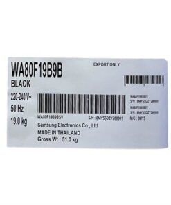 Máy giặt Samsung WA80F19B9BSV - hình số 9
