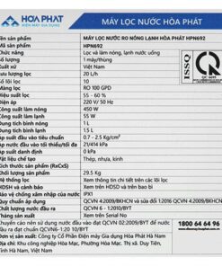 Máy lọc nước Hòa Phát HPN692 - hình số 7