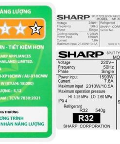 Điều hòa Sharp AH-XP18CMW - hình số 10