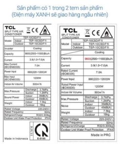 Điều hòa TCL TEP-10CSD/F1I - hình số 5