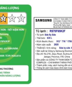 Tủ lạnh Samsung RS70F65K2FSV - hình số 10