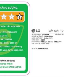 Máy giặt LG FB1209S5M - hình số 8