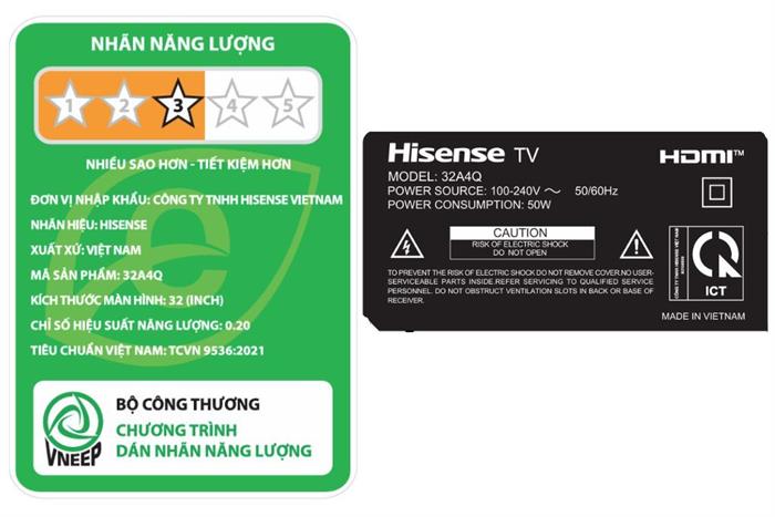 - Tivi Hisense 32A4Q - hình số 6