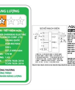 Tủ lạnh Aqua AQR-M570XA(FS) - hình số 8