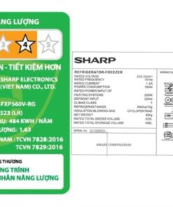 Tủ lạnh Sharp SJ-FXP560V-RG - hình số 3