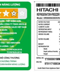 Tủ lạnh Hitachi HRSN9563DDXVN - hình số 3