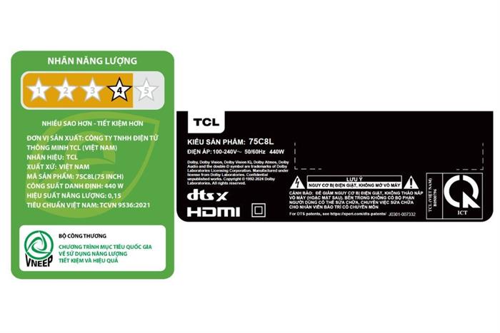 - Tivi TCL 75C8L - hình số 6
