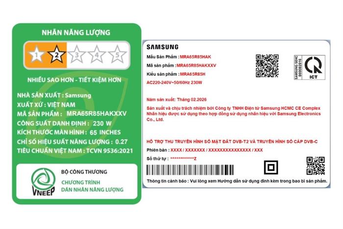 - Tivi Samsung MRA65R85HA - hình số 6
