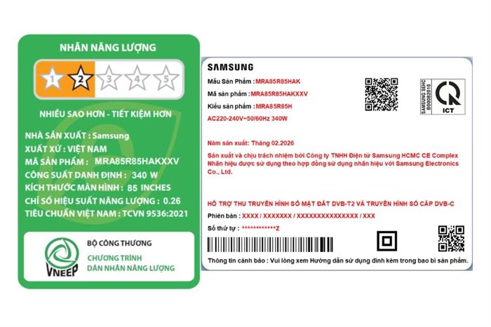 - Tivi Samsung MRA85R85HA - hình số 6