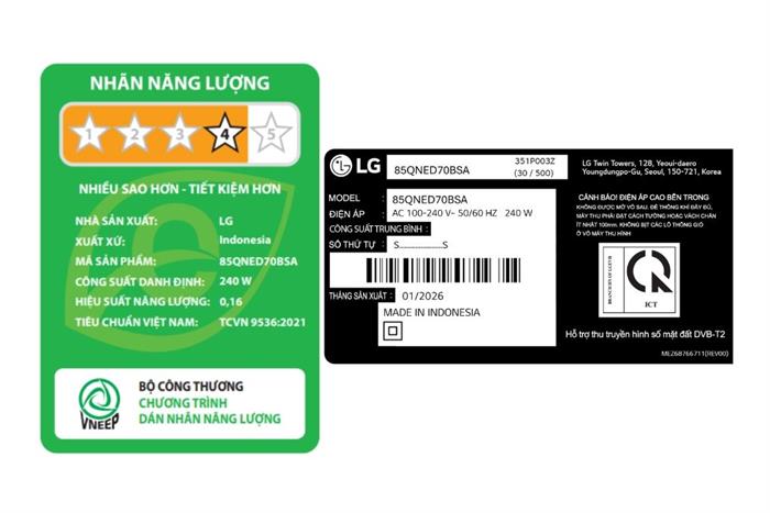 - Tivi LG 85QNED70BSA - hình số 13