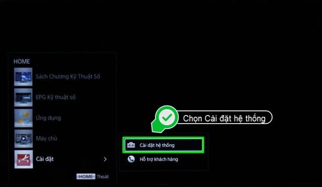 Các bước dò kênh tivi Sony thường_2