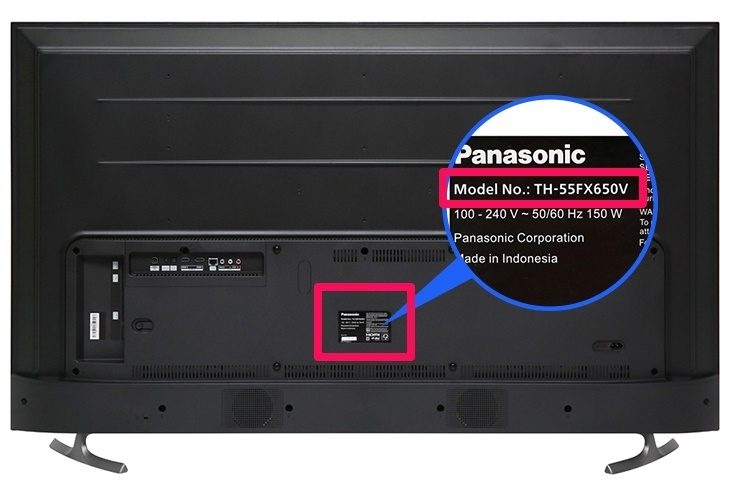 1. Cách xác định tên tivi Panasonic một cách dễ dàng
