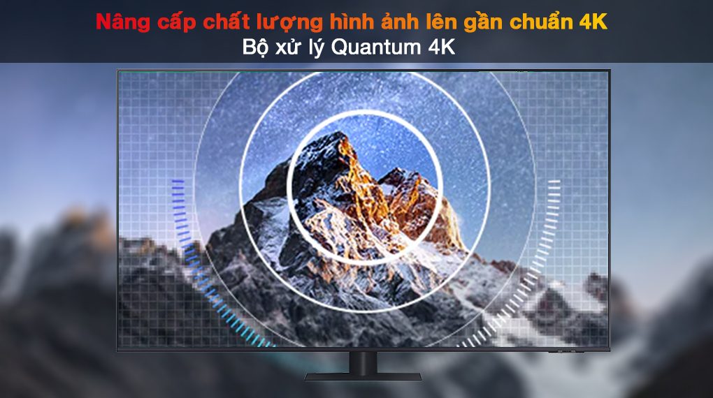 Bộ xử lý Quantum 4K với Trí Tuệ Nhân Tạo AI nâng cấp chất lượng hình ảnh