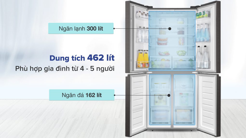 Ngăn đá tủ lạnh Casper RM-520VT