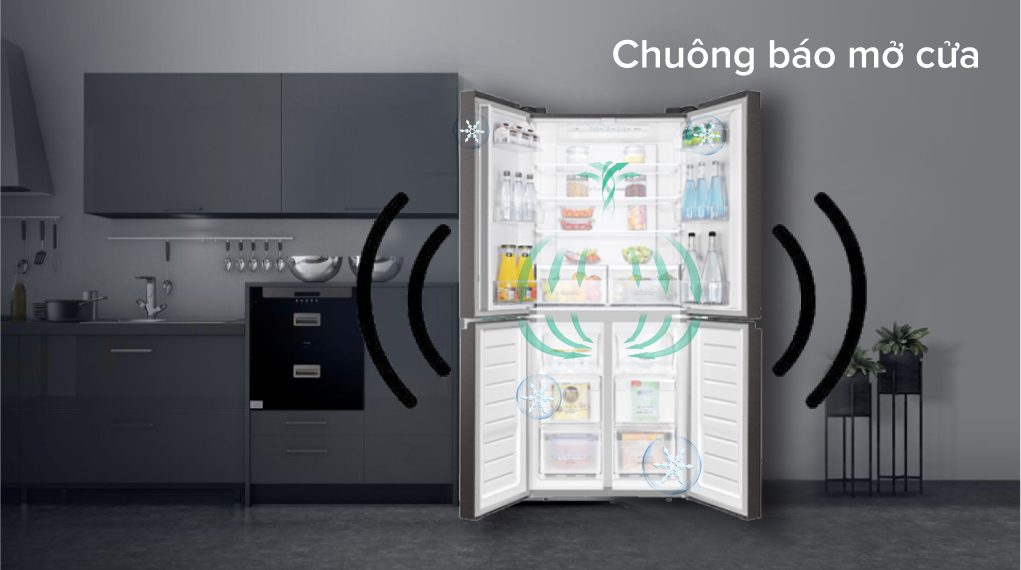 Casper RM-520VT trang bị chuông báo mở cửa tiện lợi