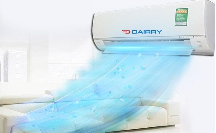 Dairry i-DR24UVC trang bị chế độ làm lạnh nhanh cho không gian mát mẻ tức thì