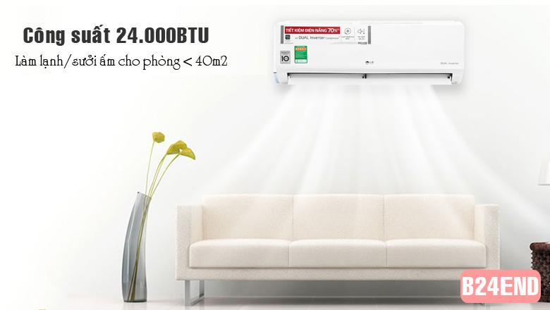 Điều hòa LG inverter B24END1 kiểu dáng sang trọng,đẳng cấp