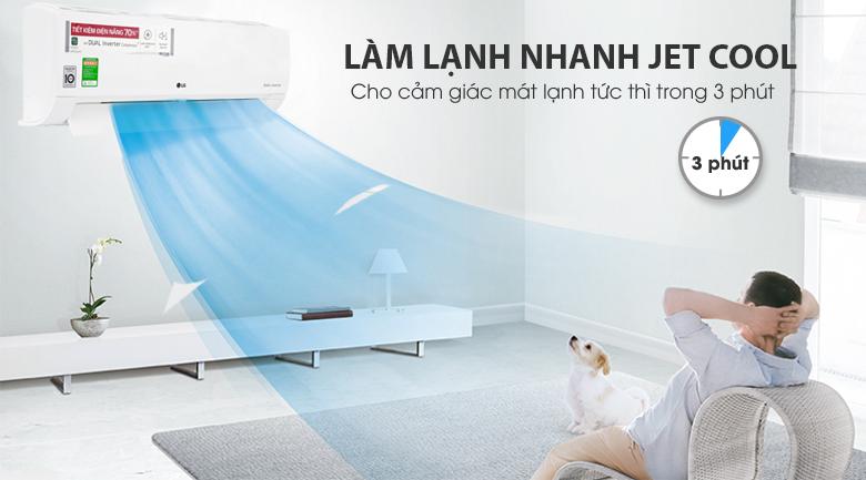 Điều hoà LG 24000BTU B24END1 inverter làm lạnh nhanh tức thì