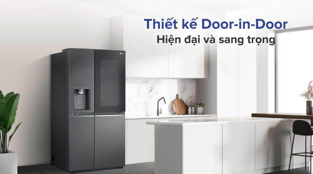 Thiết kế của tủ lạnh LG GR-X257MC