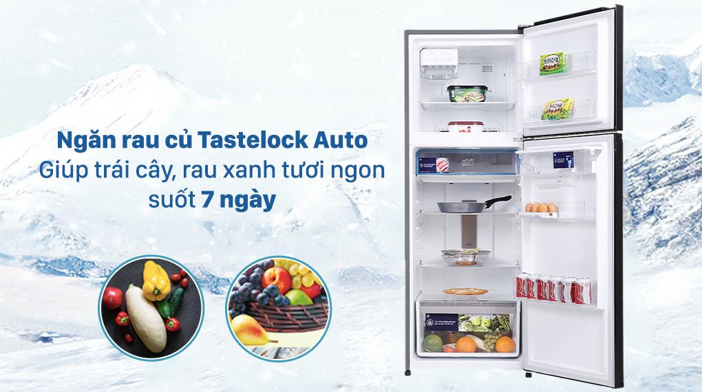 Tủ lạnh Electrolux Inverter 312 thiết kế ngăn củ quả rộng, bảo quản thực phẩm suốt 7 ngày