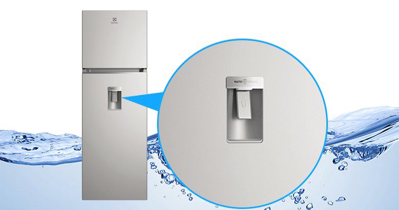 Tủ lạnh Electrolux Inverter 341 lít với ngăn lấy nước bên ngoài vô cùng tiện lợi