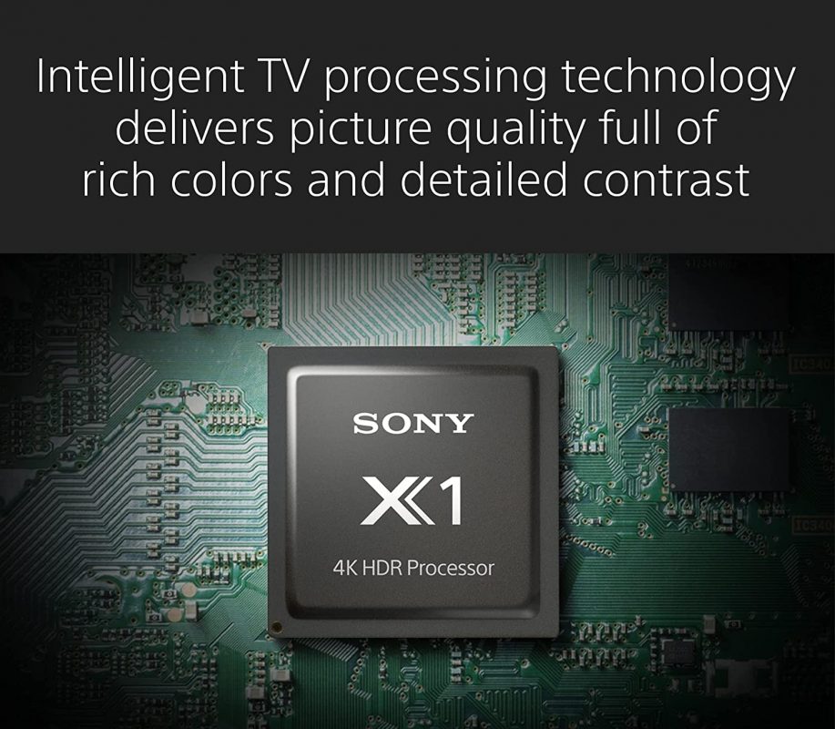sony x80k tích hợp chip x1 hdr nâng cấp hình ảnh lên 4k fhd