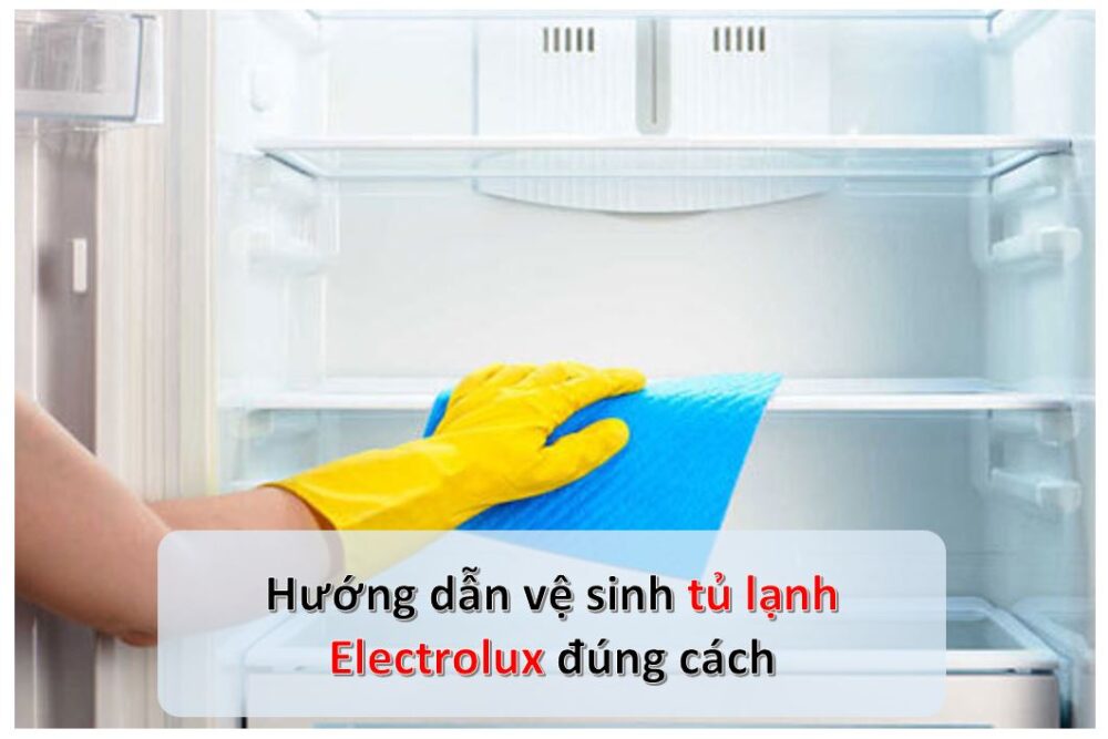 hướng dẫn cách vệ sinh tủ lạnh Electrolux