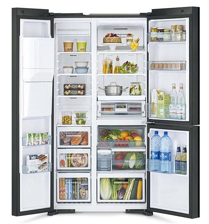 Tủ lạnh Hitachi R-MX800GVGV0 GBK thích hợp cho gia đình trên 5 thành viên 