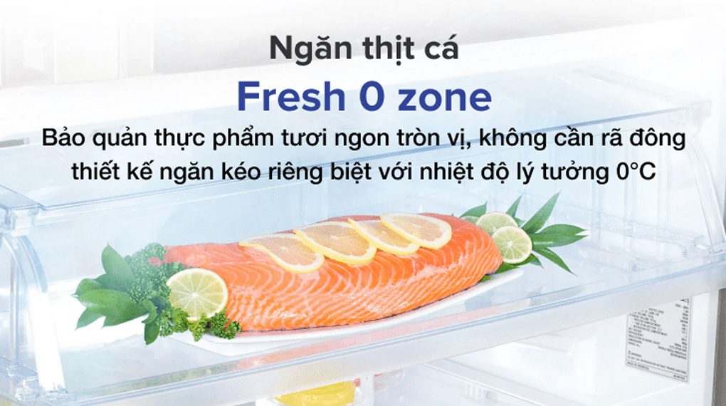 Tủ lạnh LG Inverter 374 lít GN-D372BLA - Ngăn Fresh 0 Zone - Ngăn thịt cá 0 độ C