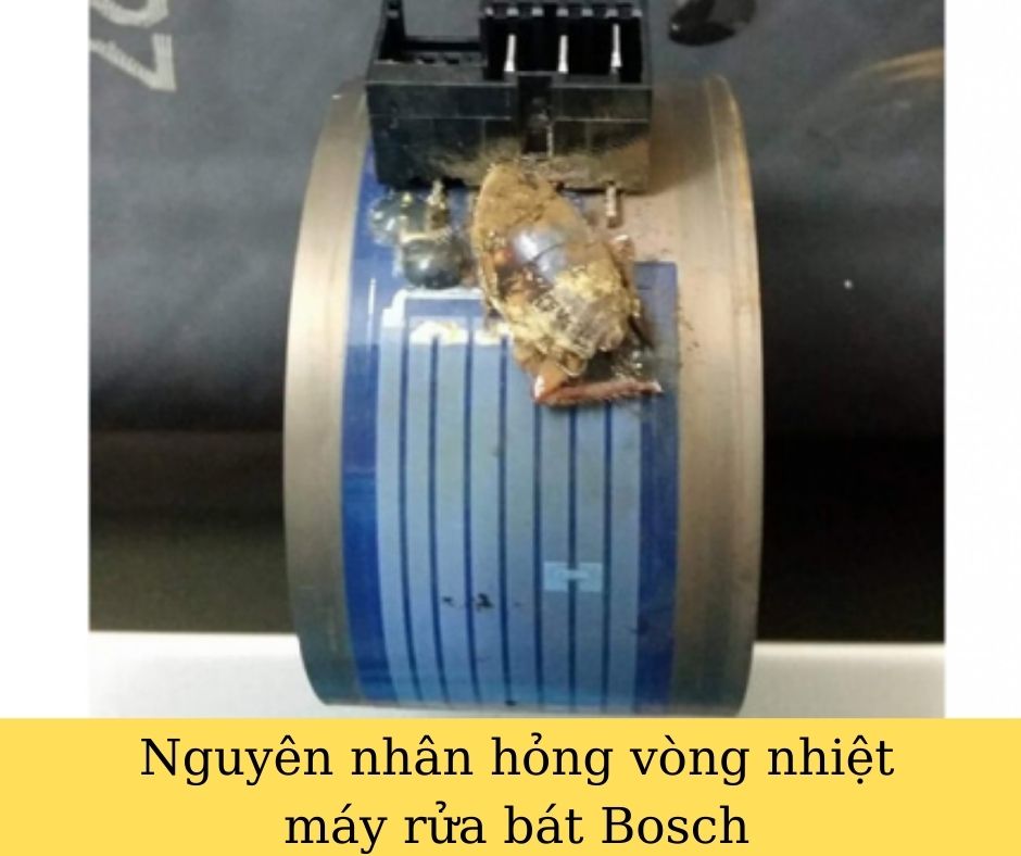 Nguyên nhân gây hỏng vòng nhiệt máy rửa bát Bosch