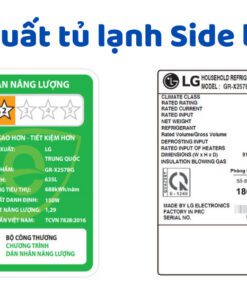 Công Suất Tủ Lạnh Side By Side