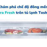 Khám phá ngăn cấp đông mềm Ultra Fresh trên tủ lạnh Toshiba