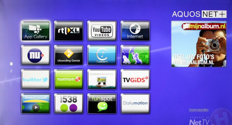 3. Tivi Sharp không thể hiển thị trang đầu của AQUOS.NET