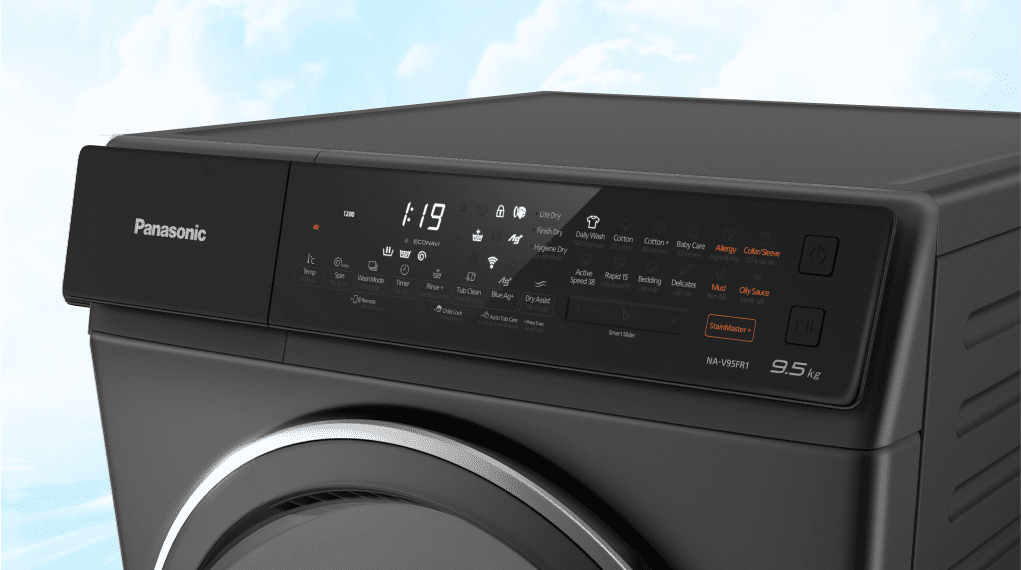 Máy giặt Panasonic Inverter 9.5 Kg NA-V95FR1BVT - Tổng quan thiết kế