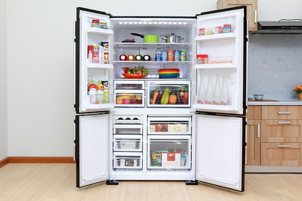 Mua tủ lạnh side by side cần lưu ý hình thức và dung tích