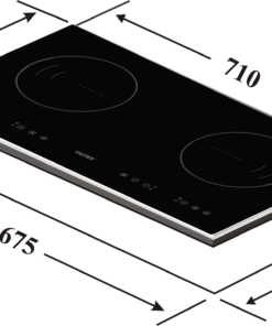 Bếp từ Faster FS 288I lắp âm 2 vùng nấu - hình số 2