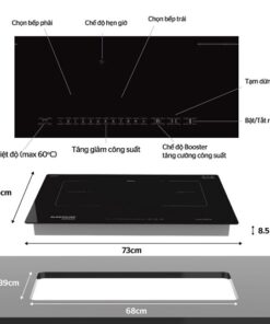 Bếp từ đôi MMB-02I Sunhouse MAMA - hình số 2