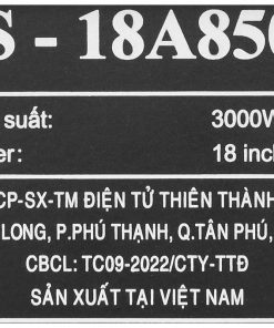 Loa Karaoke Dalton TS-18A8500 - hình số 9