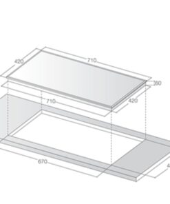 Bếp từ đôi Lorca TA-1007C - hình số 3