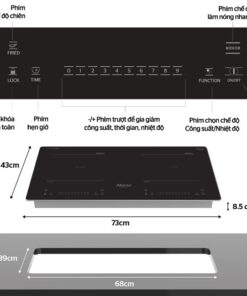 Bếp từ đôi Sunhouse Mama MMB88-HT - hình số 2