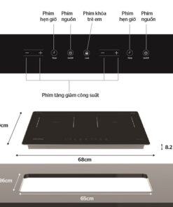 Bếp từ đôi Sunhouse SHB98-HP - hình số 2