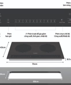Bếp từ đôi Sunhouse SHB999-PLUS - hình số 6