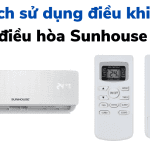 Cách sử dụng điều khiển điều hòa Sunhouse: 1 – 2 chiều