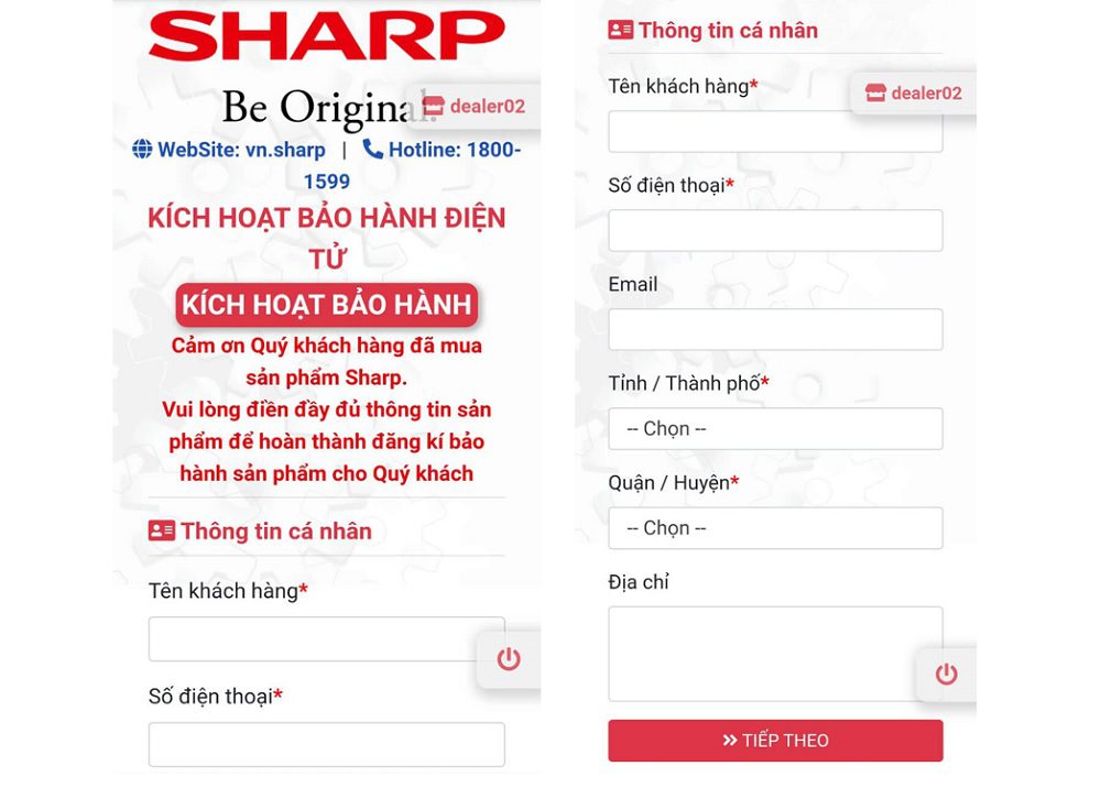 Cách kích hoạt bảo hành Sharp và kiểm tra bảo hành điện tử